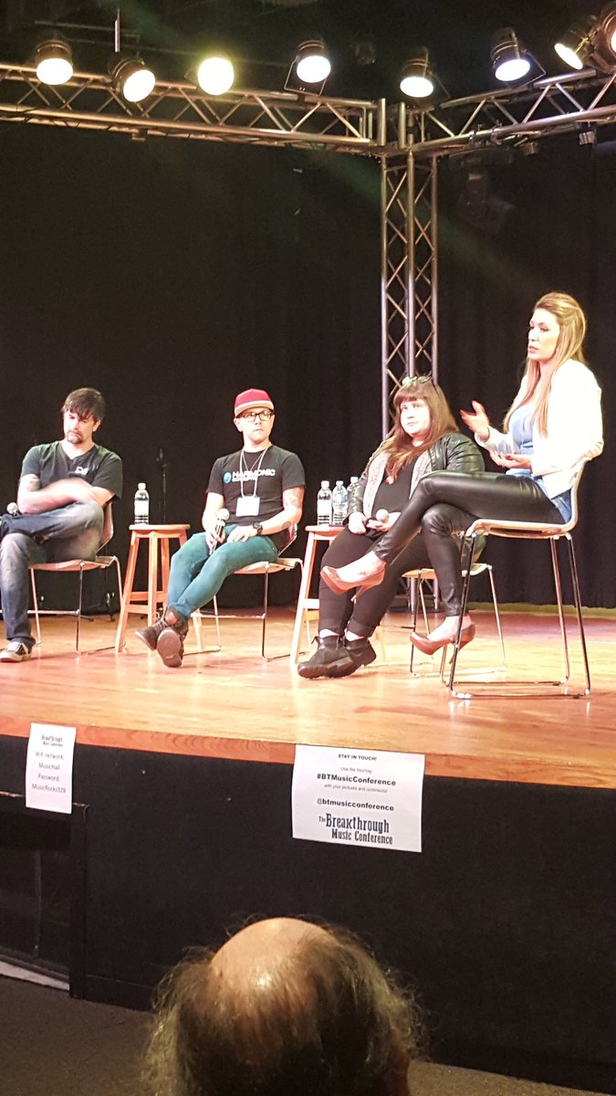BTMusicConf's tweet photo. Pitching the Dream with @billiejobryce @harmonicconcept @SoundManBud @FeldmanAgency at #BTMusicConference @542ent https://t.co/W8mm2Qv2wy
