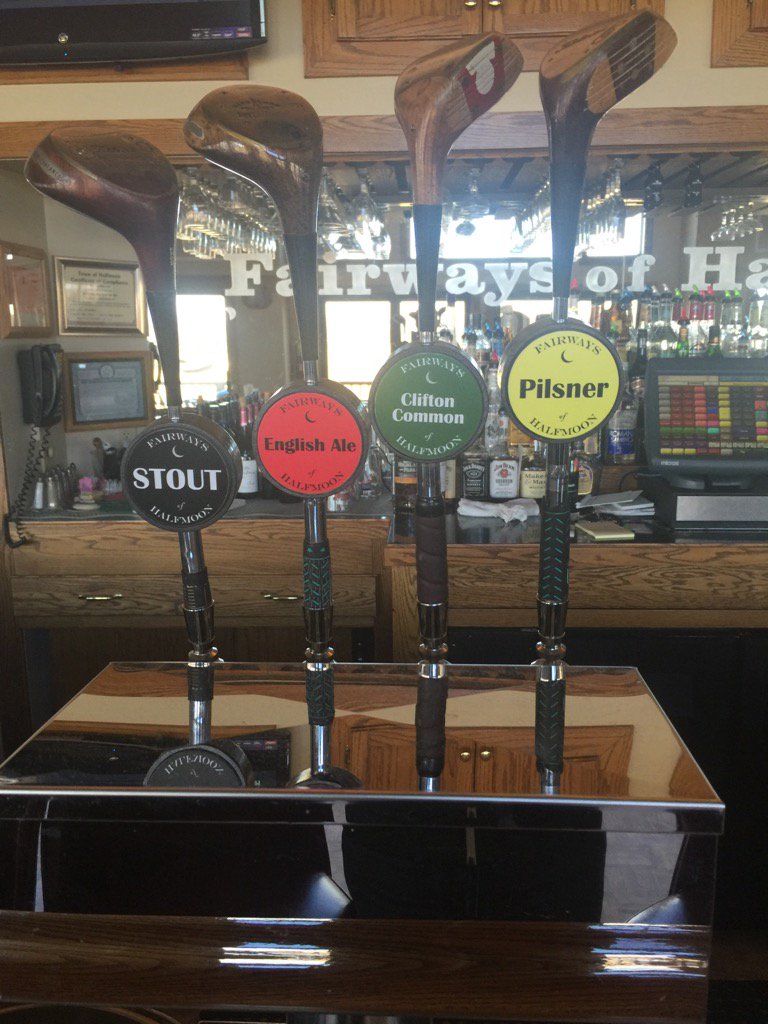 HalfmoonBrewing's tweet image. @beartaps received the plates and the look is complete. Exactly what we needed. #craftbeerandgolf