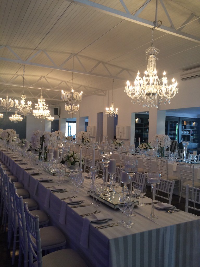 Today's wedding at Molenvliet.. Wishing you all the happiness in the world Chevonne &amp; Rudi <3 #elegant #wedding