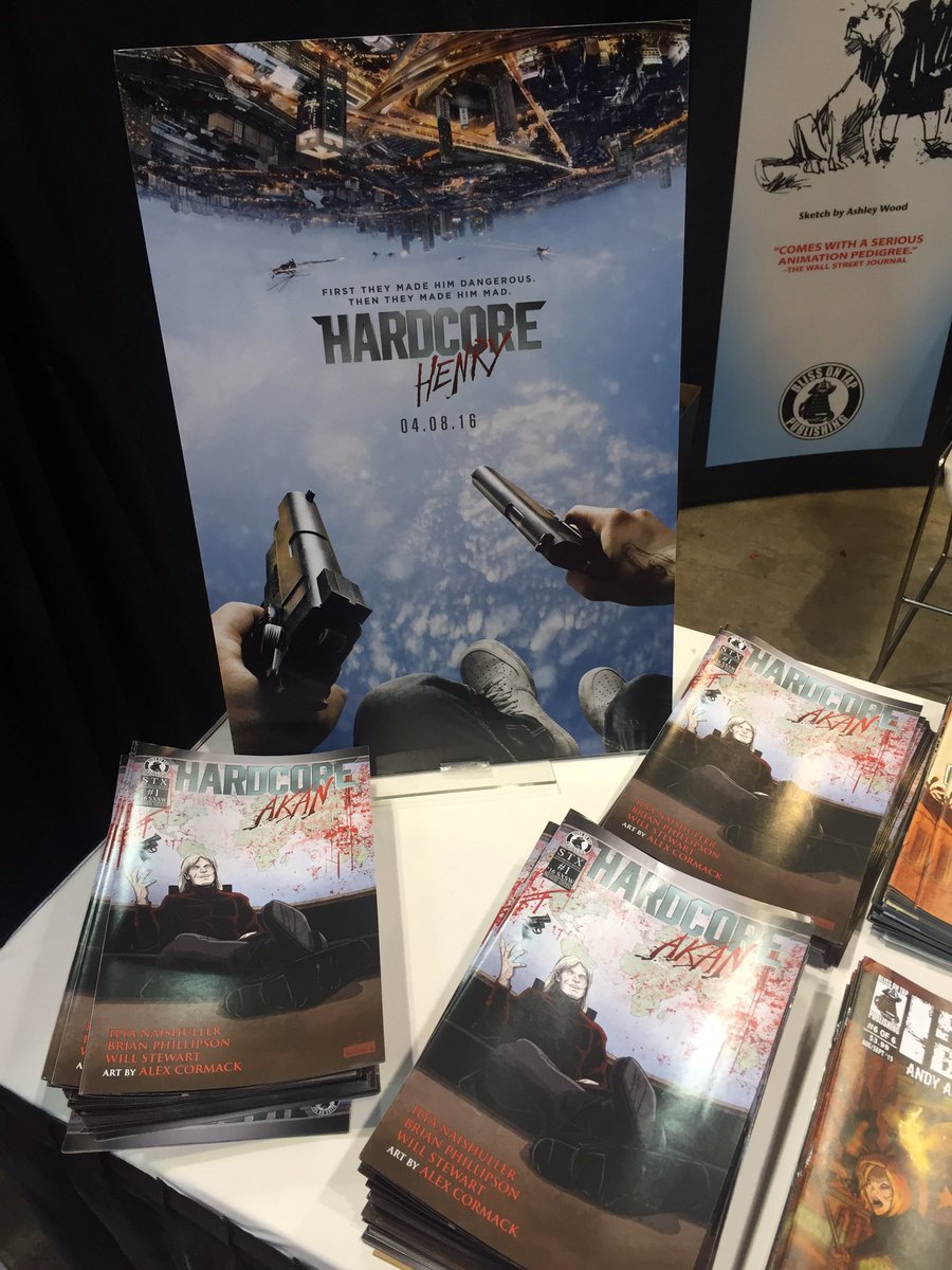 BlissonTap1's tweet photo. Everyone at @c2e2 is getting their hard on for #hardcorehenry #hardcorecomic #hardcoreakan #hardcorefan #comics https://t.co/ulbYrBSabp