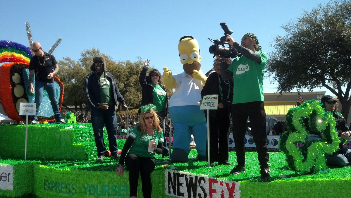 St PatricK's Day parade in Dallas today