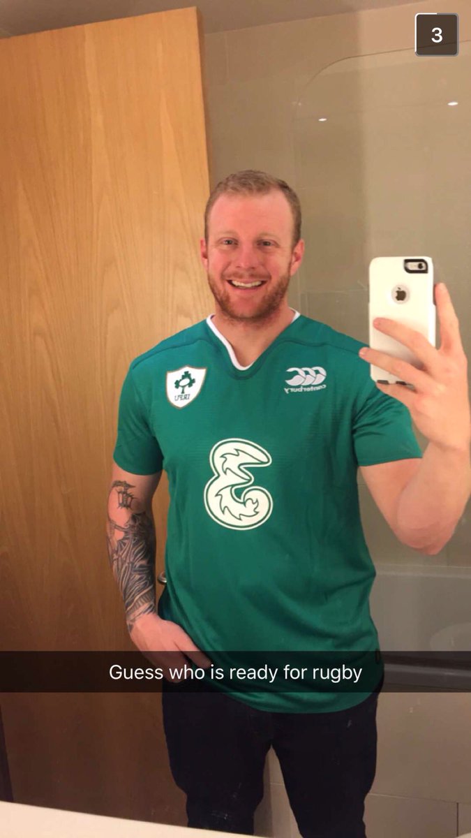 clbarrone's tweet photo. Josh is going to a rugby match in Ireland. https://t.co/wkL6EX11ML