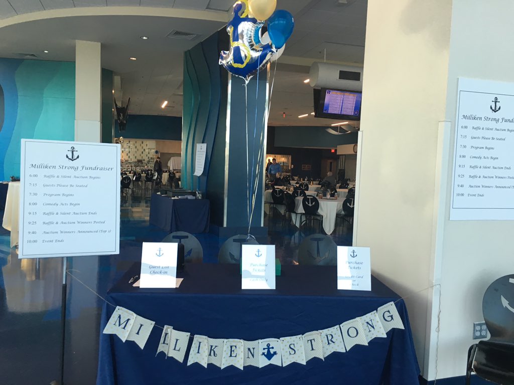 MillikenStrong's tweet photo. 5 minutes til doors open!! Let's get ready to #HonorGlenn!! https://t.co/kgq9nxtx0L