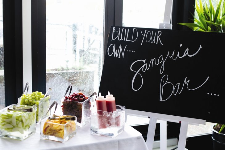 theknot's tweet photo. Delish! This couple's build your own sangria bar was a huge hit with their guests: https://t.co/mgrFmmmDIm https://t.co/Mpxf1L32gA