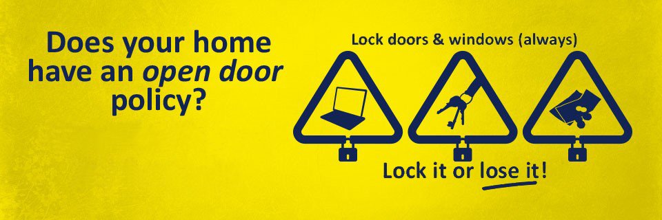 PendletonNW's tweet image. When leaving the house today - even if it's just for a short time - always lock doors &amp;amp; windows - #LockItOrLoseIt