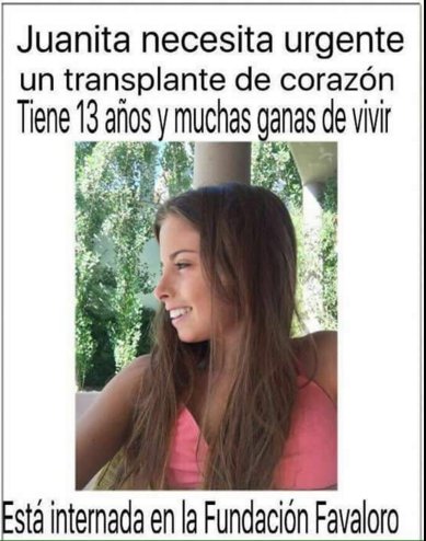 Hoy es por ella, mañana puede ser por vos.  No cuesta nada un rt.