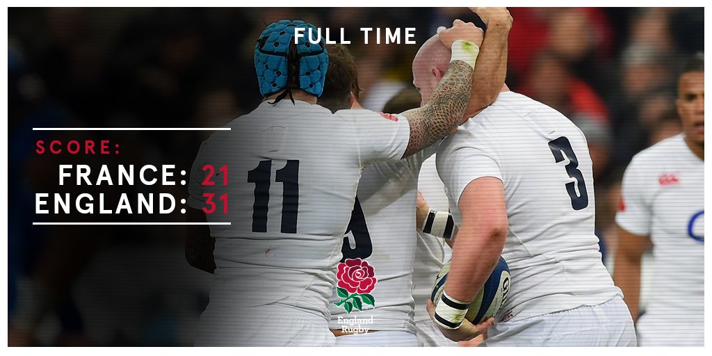Grand Slam Champions 2016 #carrythemhome 🌹 bit.ly/FRAvENGlive