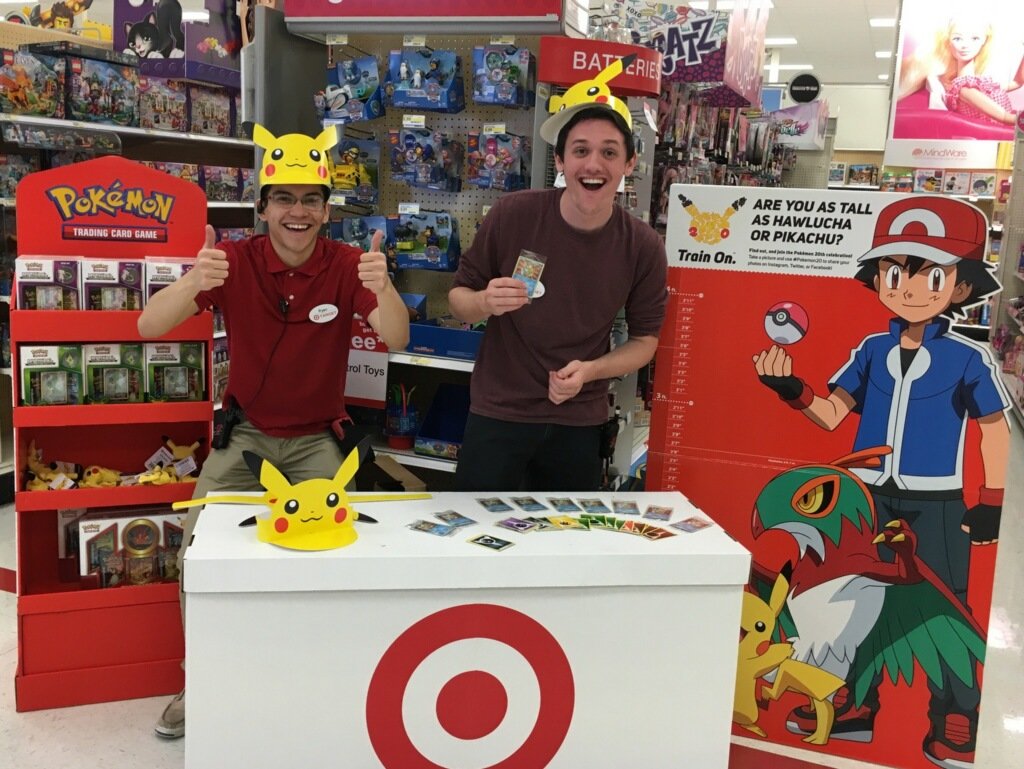 SRothenburg's tweet photo. Ryan and Travis celebrating Pokémon's 20 years! #Pokemon20 #gottacatchthemall #ichooseyou @lizprovasi @ktmhill01 https://t.co/RK1WzWciBH
