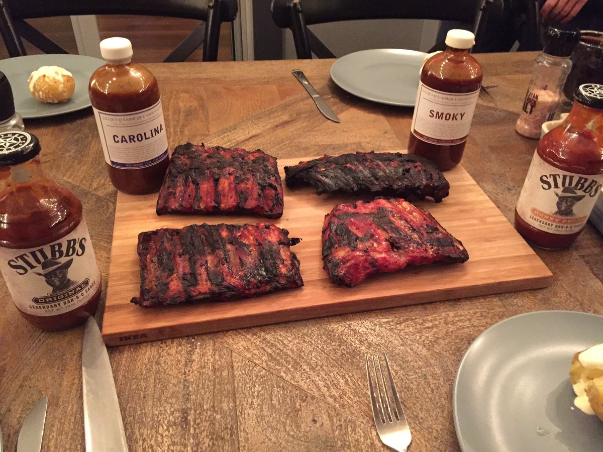 amber_road's tweet photo. Saturday night ribs on the @WeberGrills with old mates @stubbsbbqsauce and @LilliesQChicago. https://t.co/JG2kI1xWhX