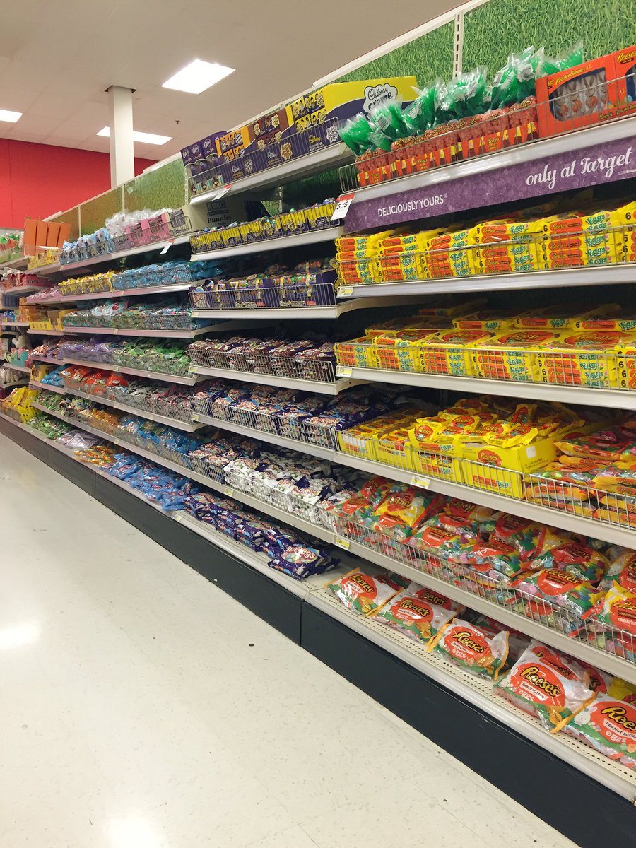 Get your Easter baskets stocked here at #t1418 we have all your candy needs 🍬🍭🍫🐰