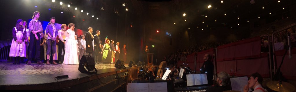 PHHSMusic's tweet photo. Dr Evans addressing the Cast and audience on the Gala Night. What an amazing final performance!! #PHHSlesmis https://t.co/PWR7uQ6etc