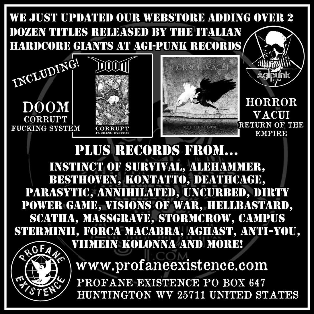 profanexistence's tweet photo. We just added a "shitload" of titles from #agipunk to our webstore @ https://t.co/aJWPQCtdvS #profaneexistence https://t.co/uyq2g5rOnX