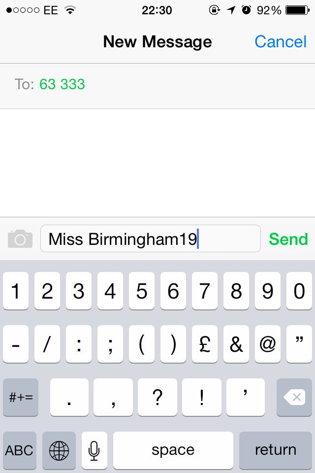 lslbloomer's tweet photo. NOT TO LATE TO VOTE!!!! Thankyou guys ❤️ @MissBirmingham_ @STHAIR https://t.co/kCAZCdJFxV