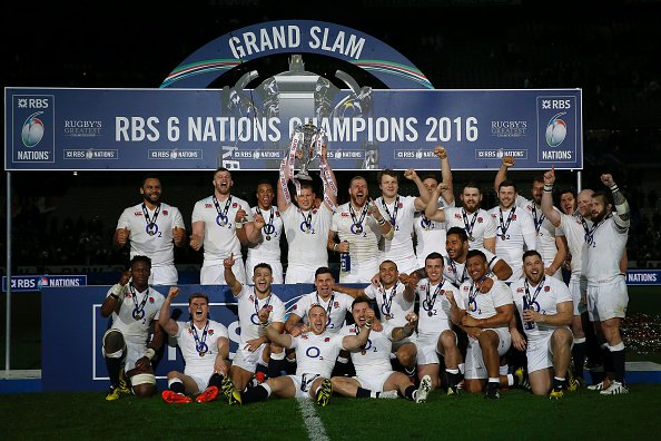 BBCSport's tweet photo. The ultimate prize.

Watch highlights as England claimed their first #GrandSlam
since 2003

https://t.co/poNCZrg4P8 https://t.co/T8rIEwcvoR