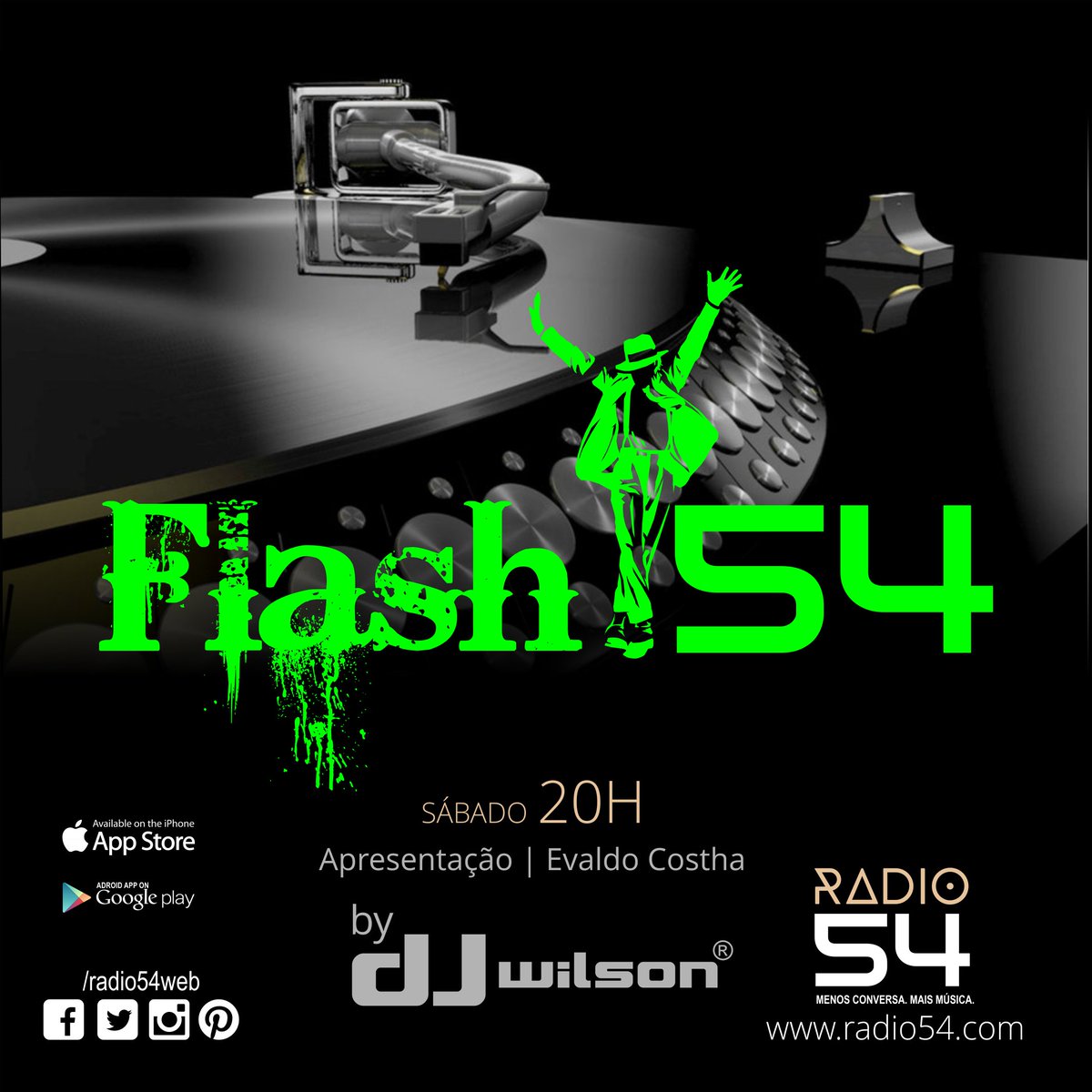 Radio54Online's tweet photo. Em #30minutos #flash 54 https://t.co/8g5Kc1HA9P #mixaded by @DJWilsonmix #djs #FLASHBACK #flashback80 https://t.co/Bzslwi3tHY