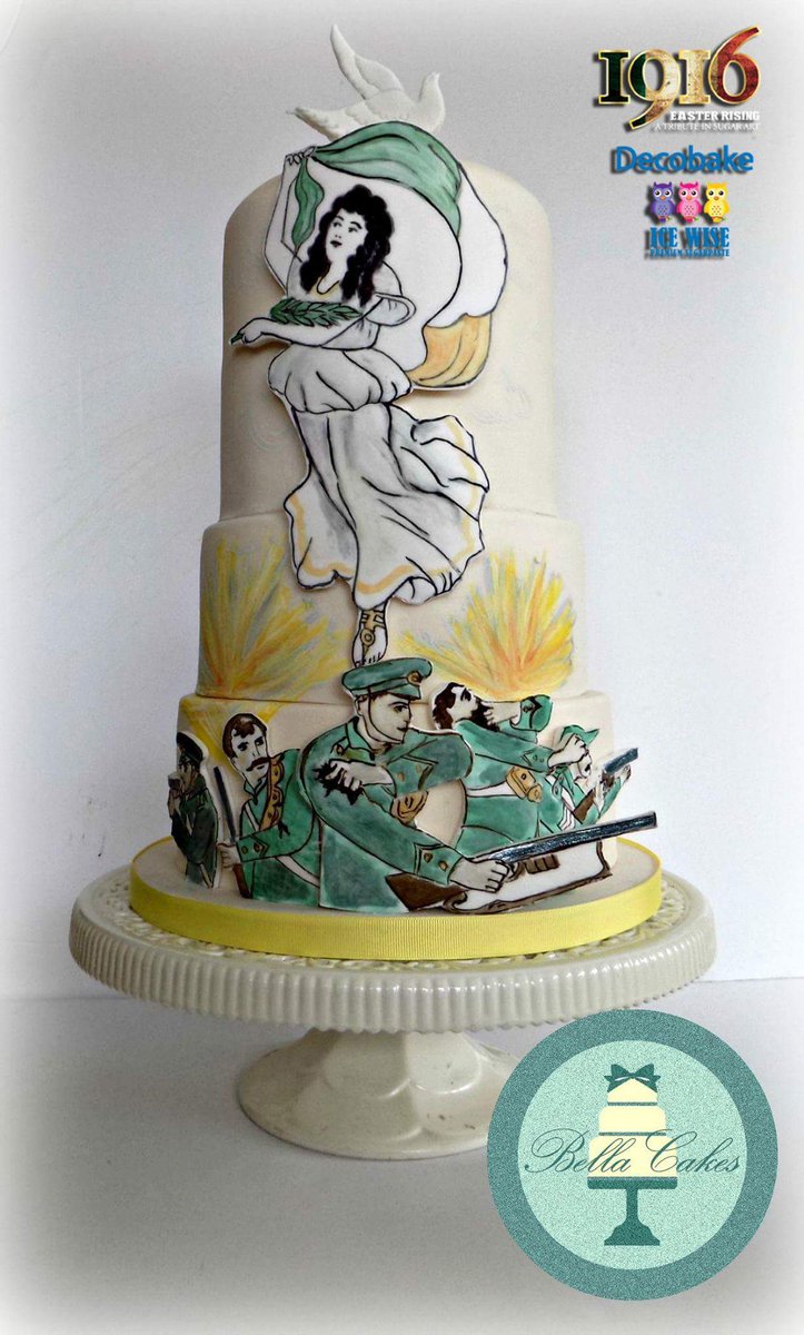 1916cake_collab's tweet photo. Edible Art Exhibition @DecobakeIreland  #1916cakes #1916easterrising https://t.co/4XuykptrA4