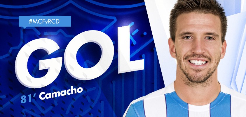 MalagaCF's tweet photo. 0-1 Min81| Gol Gol Gol Gooooooooooool de Camacho!! #RBBvMCF #MCFLive https://t.co/H5DTJJxLvZ