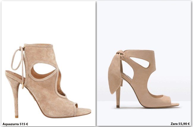 danasalmo's tweet photo. Only people who know fashion will realize how #Zara shoes are a cheap attempt to copy high end brands!why! #shame 🙀 https://t.co/yN6Q5C0du9