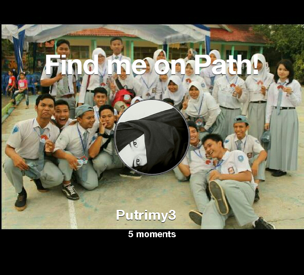 Find me on #Path now! Go to: path.com! #thepersonalnetwork