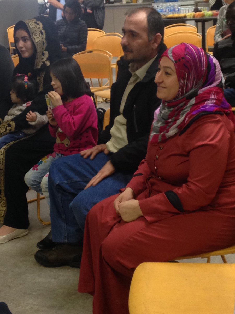 UNHCRCanada's tweet photo. The Hariri family shares the story of their resettlement journey from Syria to Jordan to Canada with @RefugeesChief https://t.co/pZsqiiQhNG
