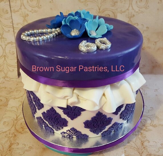 brownsugarpastr's tweet photo. Hat Box Cake
#hatboxcake #brownsugarpastries #homemadetreats #damask https://t.co/bFhrXDDBtf