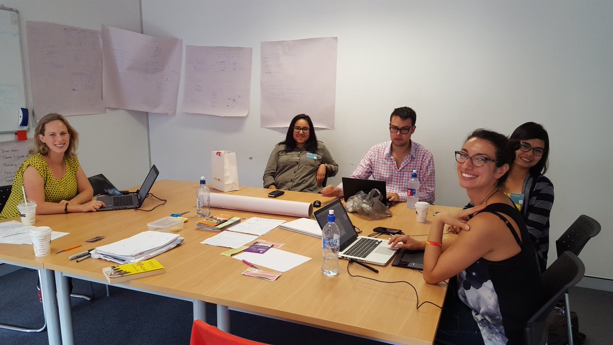 KarenJDay's tweet photo. The Bump Project group preparing to present to the judges later #hacknz2016 https://t.co/bLtR4zbTVN