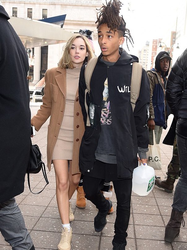 Jaden Smith and Sarah Snyder