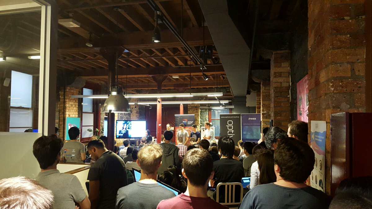 CISSA_UniMelb's tweet photo. Pitches have started at #CodeBrew2016 #CodeBrew16 https://t.co/Lo6RDbX5Oh