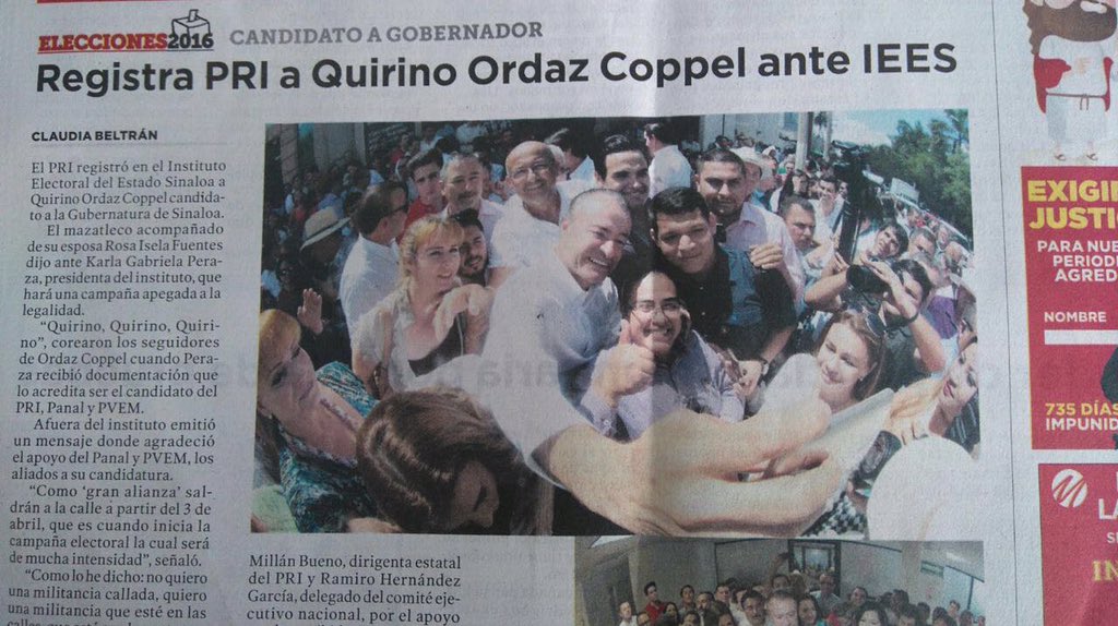 ULICES_86's tweet photo. El PRI ya tiene candidato a la gobernatura y es @QuirinoOC quien hará el mejor trabajo para lograr la victoria. https://t.co/D2ozHF0iK9