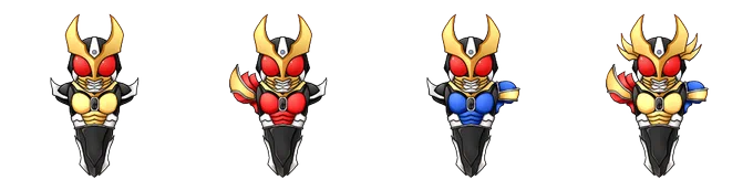 仮面ライダーアギト。描き直しました。 