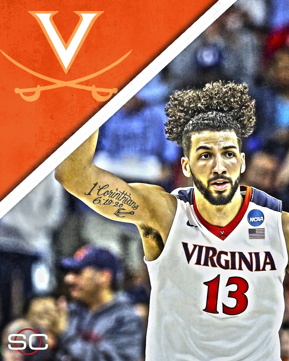 SportsCenter's tweet photo. Wah-hoo-wah! 

1-seed Virginia is going to the #sweet16 with win over 9-seed Butler, 77-69. https://t.co/gVEbVtNedh