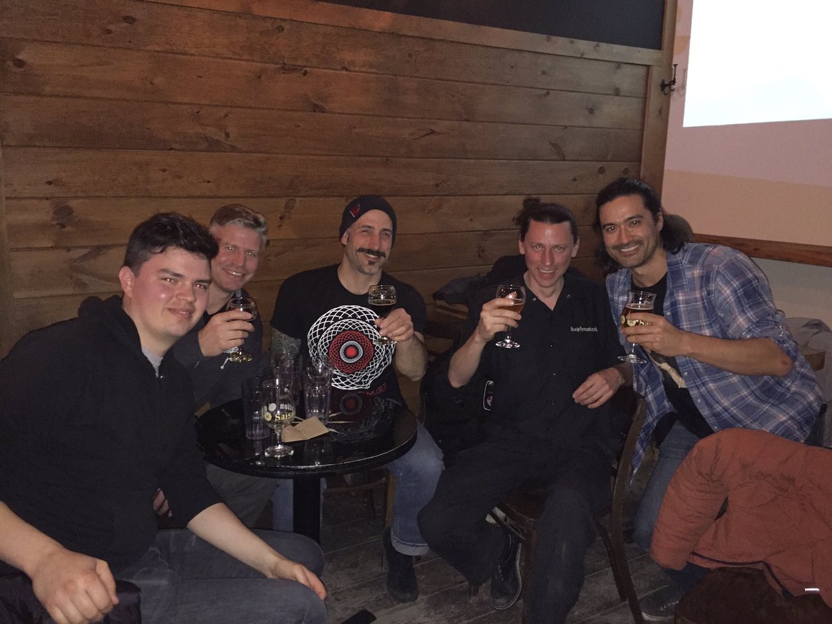 UnTappedCRAFT's tweet image. Great times at @Hopfenstark in Montreal! #Prost #Sante #kompai