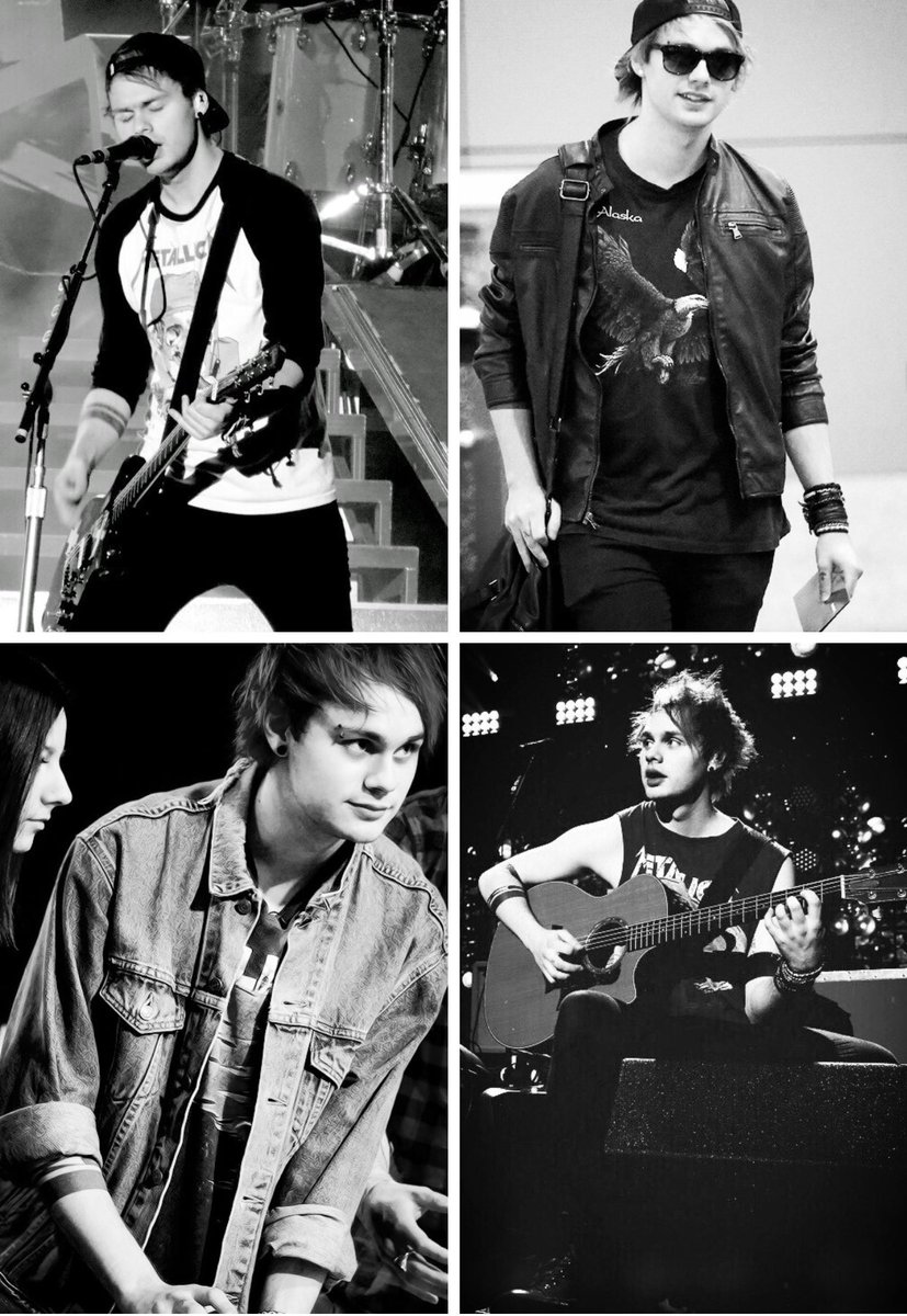 5SOSTumblrx's tweet photo. black and white looks so good on michael https://t.co/1TpDhdmRVV