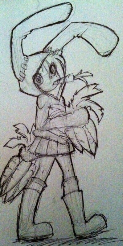 InTheMusicBox_'s tweet image. "Yes, These Are All My Carrots." She Began, To Eat Them.

[#OpenRP. #FNaFRP.]