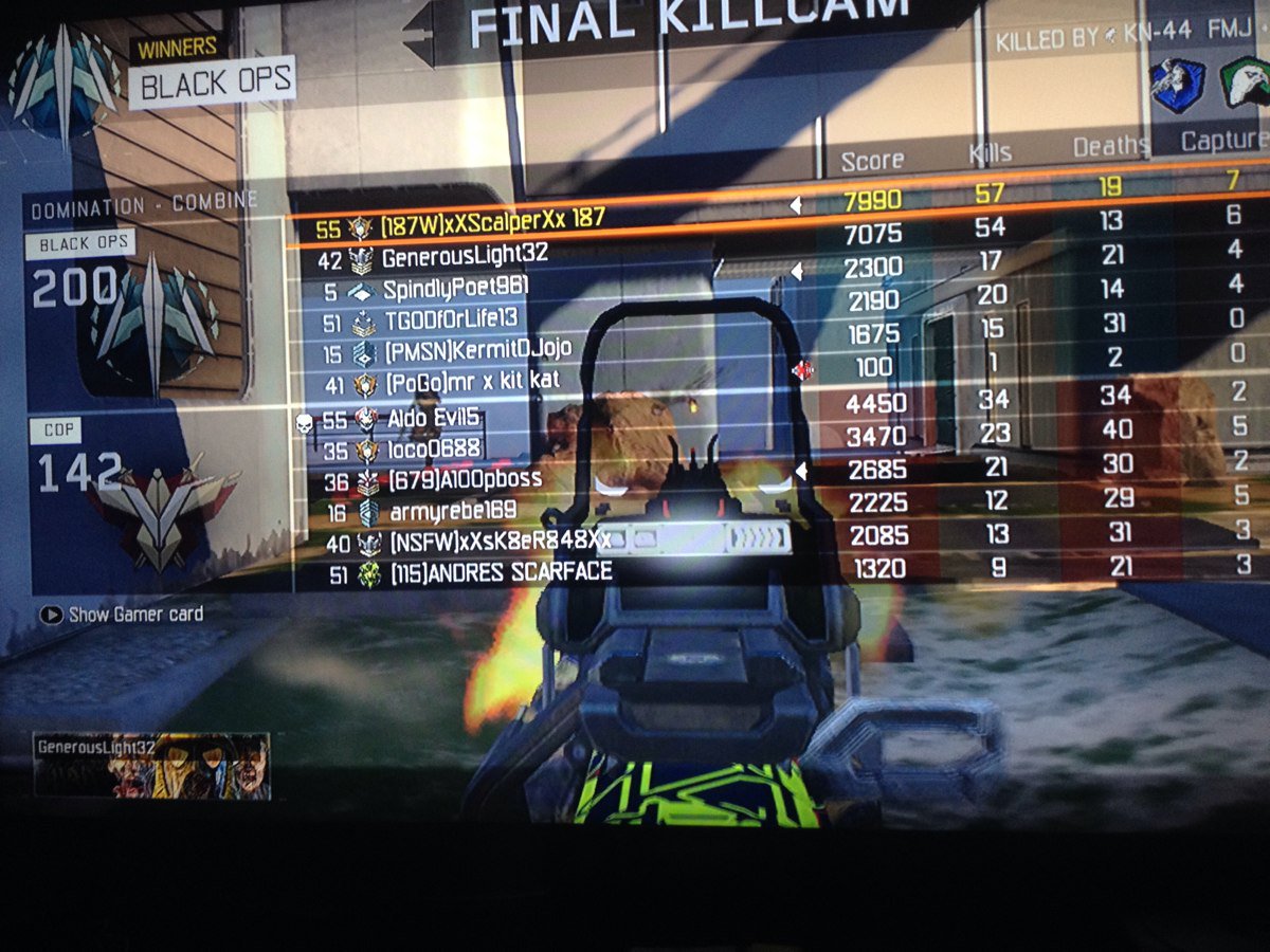 187ClanChannel's tweet photo. XXScalperXx187 with 59 in.this match of domination on #BlackOps3 #187ClanChannel #187Family #join187 https://t.co/0bBfjzUiSW