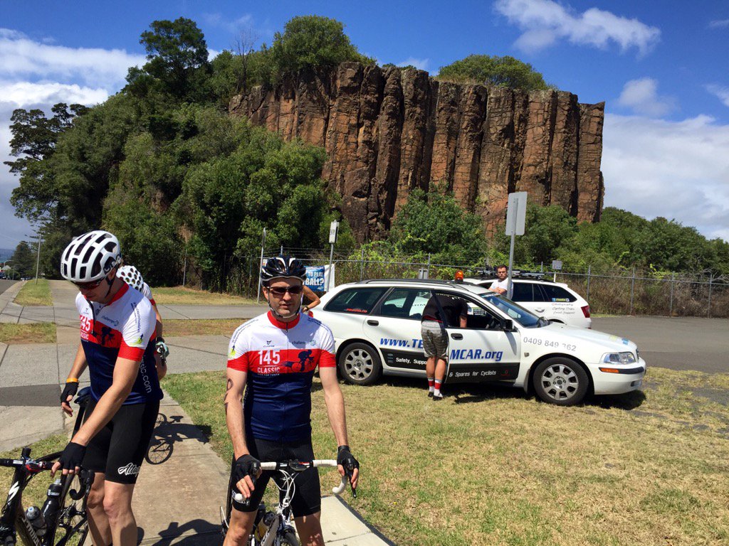 Brave riders preparing for the #jambaroo #kom <a href="/145Classic/">145Classic</a> #cycling #teamcar