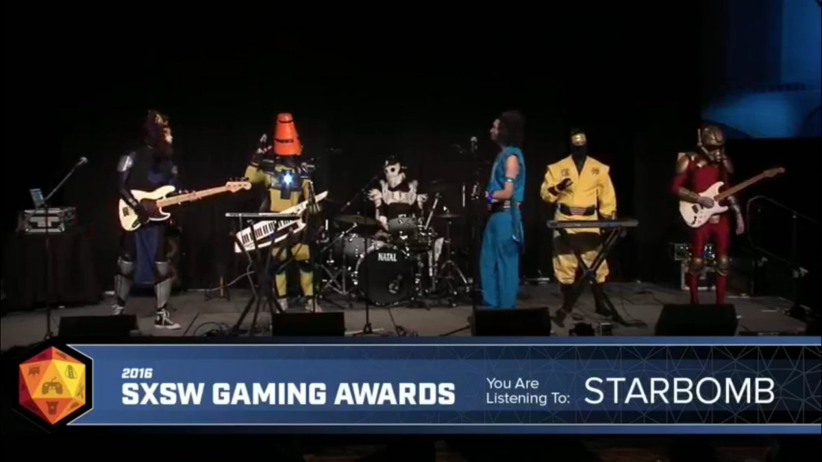 Megami33's tweet photo. Got to catch the #SWSW2016 concert with @ninjasexparty, @starbomb & @TWRPband! Awesome job guys! X3 https://t.co/PveTR7DbnV