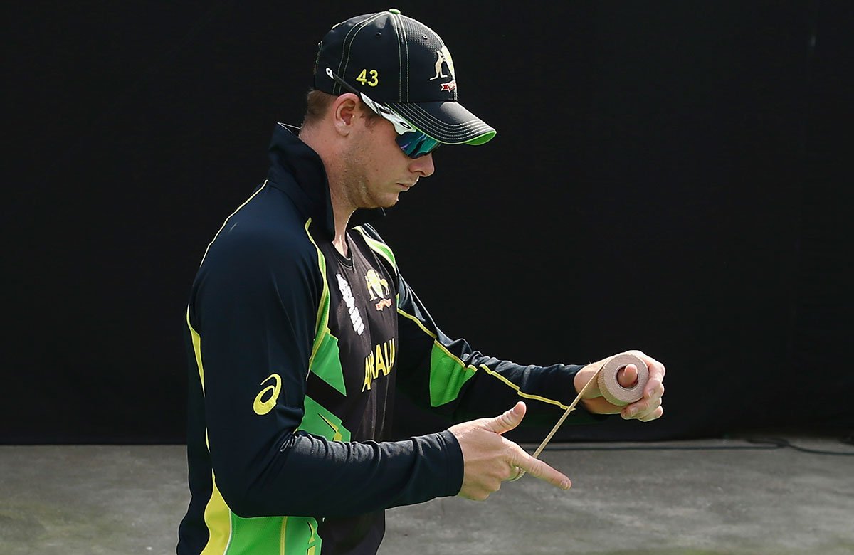 cricketcomau's tweet photo. Different conditions at #WT20 some concern for Steve Smith. https://t.co/tyFPbgFX13 https://t.co/j2uKaypwqj