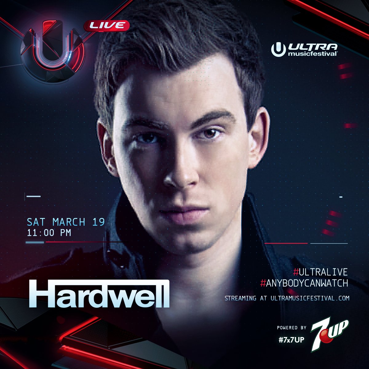 ultra's tweet photo. Put your flags up and give it up for @HARDWELL! Live from the main stage! https://t.co/q2SvRJvVSS! #7x7UP #ULTRA2016 https://t.co/cyhIrlEIii