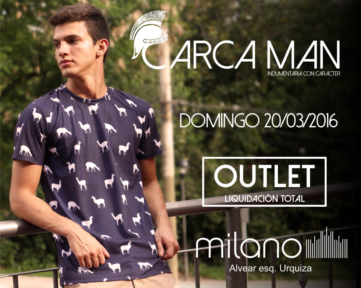 CarcaManJujuy's tweet photo. DOMINGO DE OUTLET Y LIQUIDACION¡¡ REMERAS, CAMISAS Y SHORTS #CarcaMan en Milano https://t.co/2jwnSP2XAg