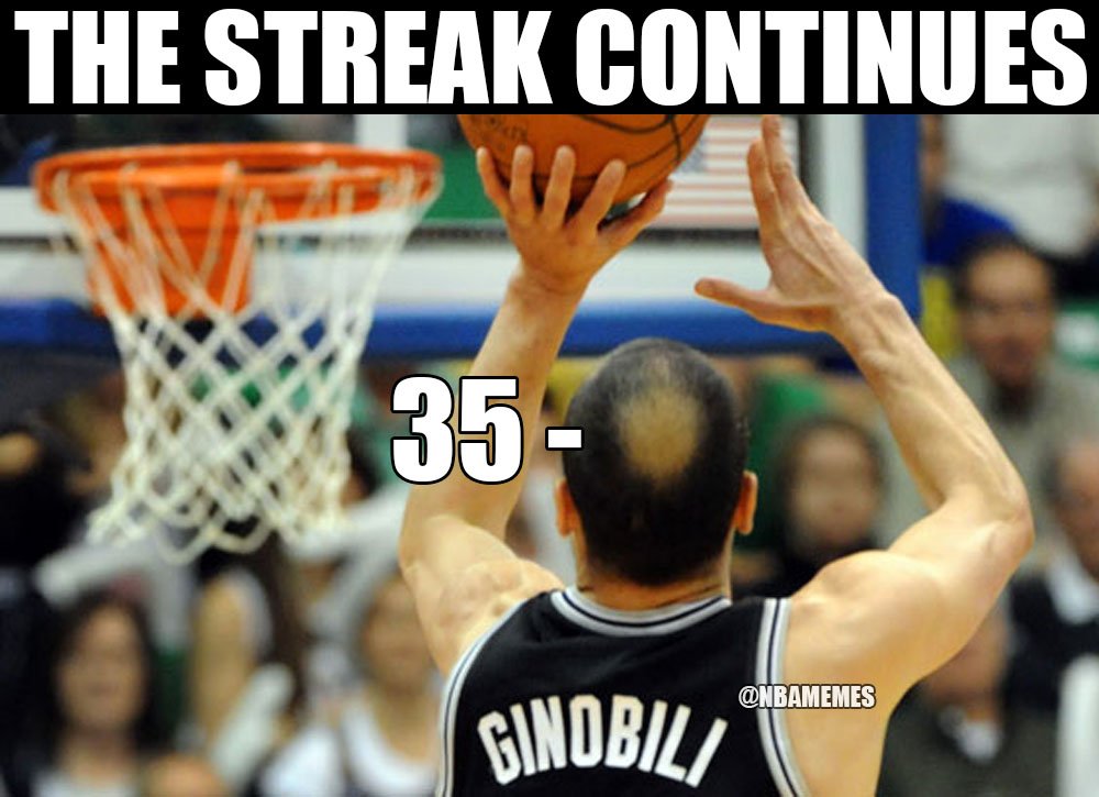 NBAMemes's tweet photo. The Spurs are still unbeaten at home! https://t.co/Dhomegtwml