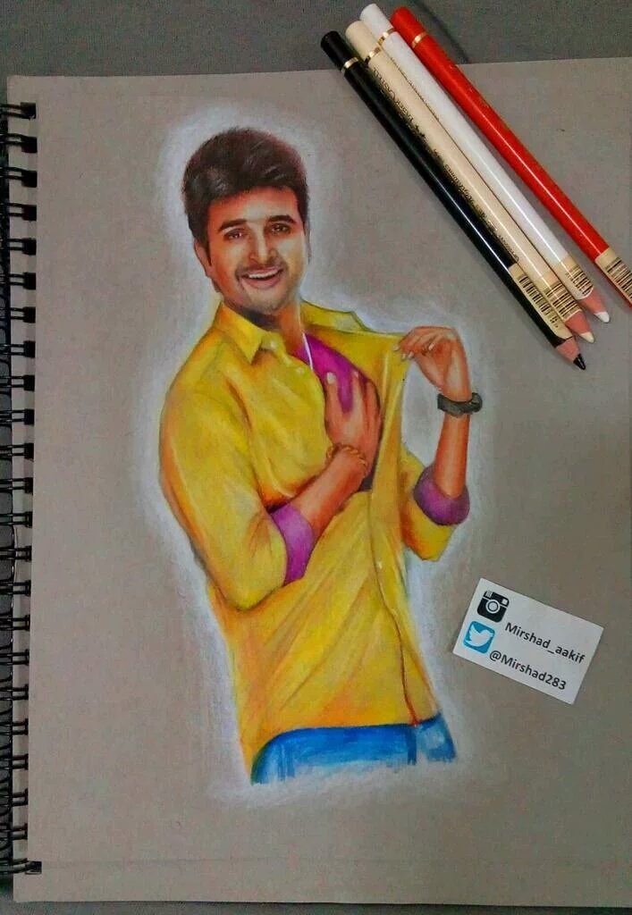 ShubaOfficial's tweet image. People really take it easy to draw him Really admirable..amazing sketch by @mirshad283 .Hve a look @Siva_Kartikeyan