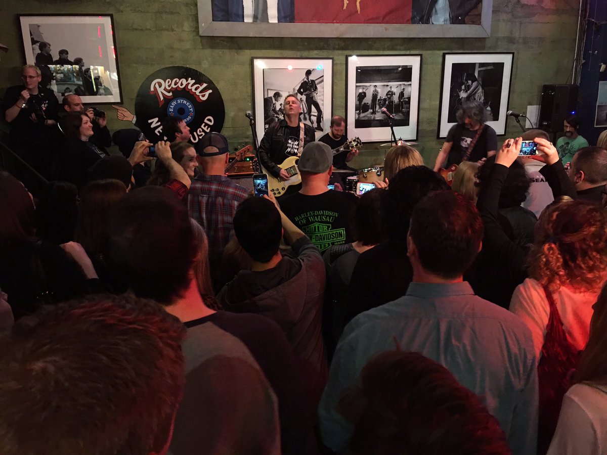 Guitar hero <a href="/MikeMcCreadyPJ/">Mike McCready</a> playing with <a href="/StereoEmbers/">Stereo Embers</a> at <a href="/EasyStRecords/">Easy Street Records</a>.