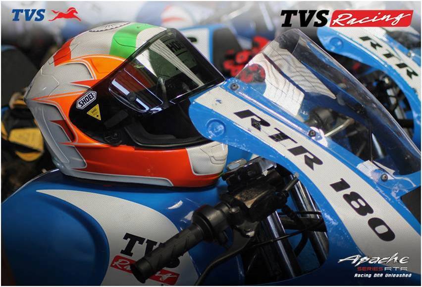 TVSApacheSeries's tweet photo. Time to suit up. #RacersCode #TVSApacheRTR https://t.co/hJU6oNJ8tj