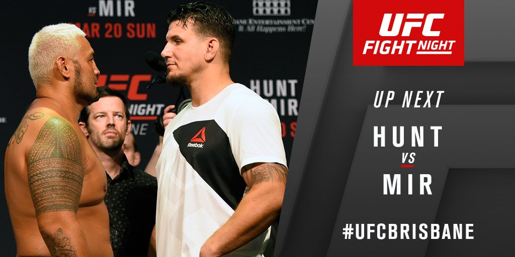 You know why we're here! #UFCBrisbane
@MarkHunt1974 vs @TheFrankMir
LIVE &amp; FREE on <a href="/FS1/">FS1</a>