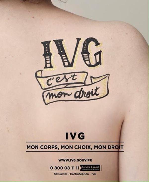 IVG, mon corps, mon choix, mon droit : toutes les infos sur ivg.gouv.fr #JourneeDesDroitsDesFemmes