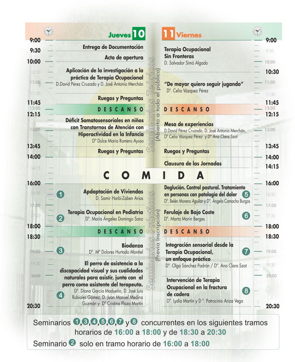 aeto_UMA's tweet photo. Las inscripciones están cerradas y recordamos que enviamos las confirmaciones de seminarios por correo #IJornadasTO https://t.co/NXxV0f7qE0