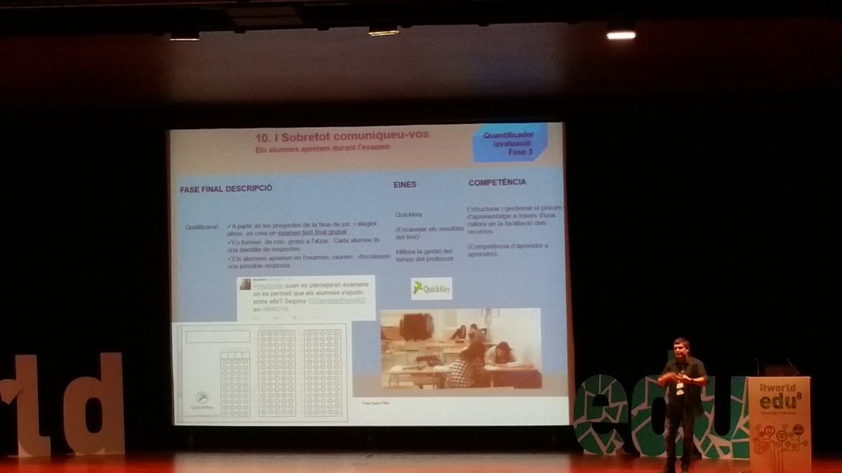 RadioSagrer's tweet photo. Experiència Comuniqueu-vos.
Avaluació en grup
#ITworldEdu8 https://t.co/nexI4DeAfn
