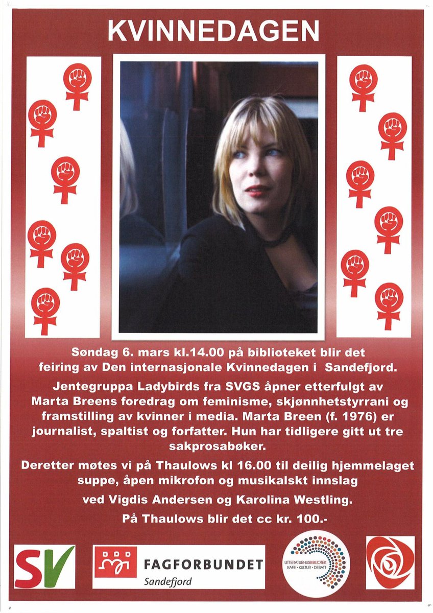 charlottepsyk1's tweet photo. Gratulerer #8mars #kvinnedagen Ferdig feiret på søndag i Sandefjord med #martabreen #bradame https://t.co/QwZfBHV69O