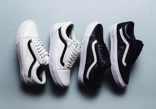 SneakerNews's tweet image. Vans gives the Old Skool a premium makeover with the "Leather Zip" pack  dlvr.it/Kk0hh7
